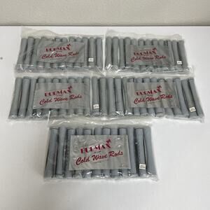 Lot of 5 Dozen Burmax Cold Wave Perming Rods 3.25" Grey New #356